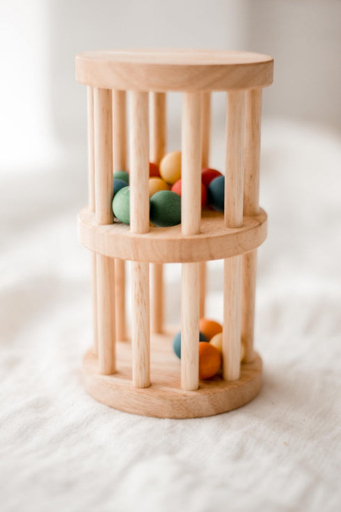 QTOYS - Mini Wooden Rainmaker